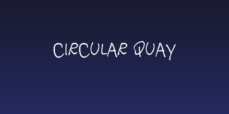 Circular Quay Social Header