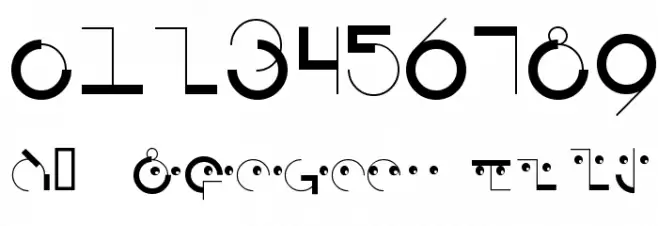 Circularia Font OTHER CHARS