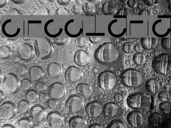 Circularia Font examples