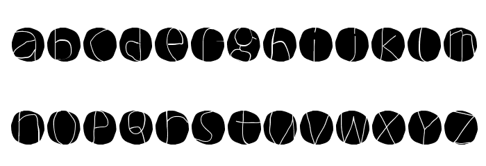 CirculumInvers Font LOWERCASE