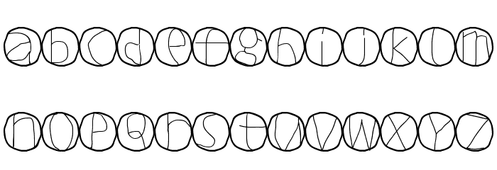 Circulum Font LOWERCASE
