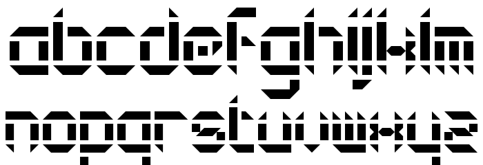 Circulus Regular Font LOWERCASE