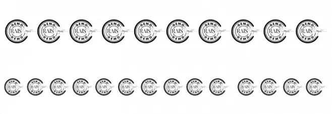 Circus Fun Demo Italic フォント その他の文字