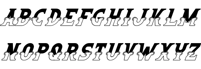 Circus Fun Demo Italic Font LOWERCASE