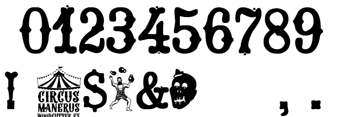 Circus Manerus Font OTHER CHARS