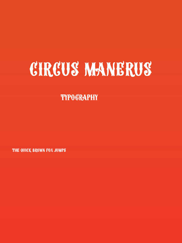 Circus Manerus Poster