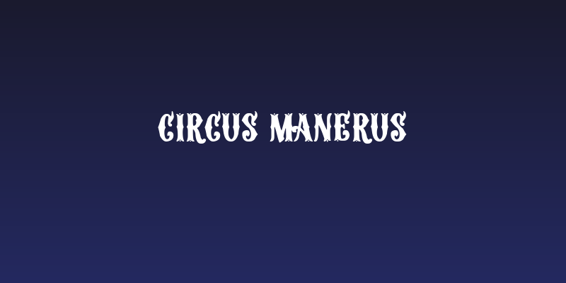 Circus Manerus Social Header