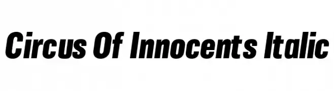 Circus Of Innocents Italic  フリーフォントのダウンロード