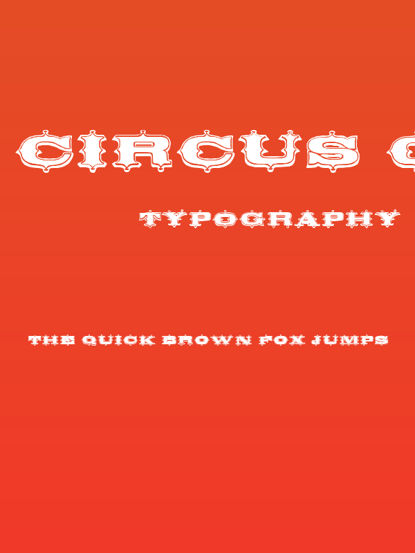 Circus Ornate Poster