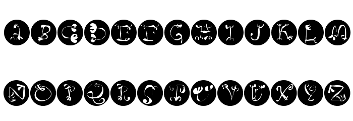 Circus Two Font LOWERCASE