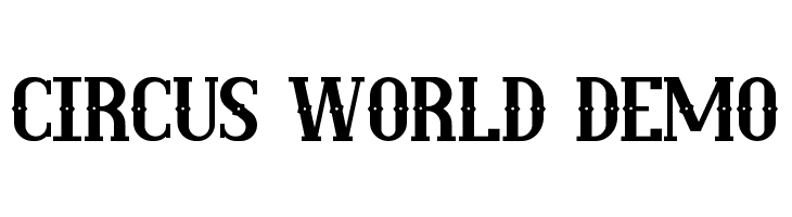 Circus World Demo  Free Fonts Download