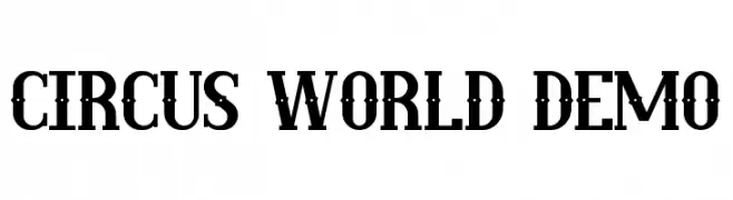 Circus World Demo  تنزيل الخطوط