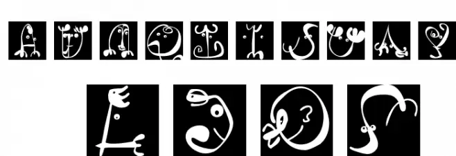 CircusBoldSquaresInvers Font OTHER CHARS