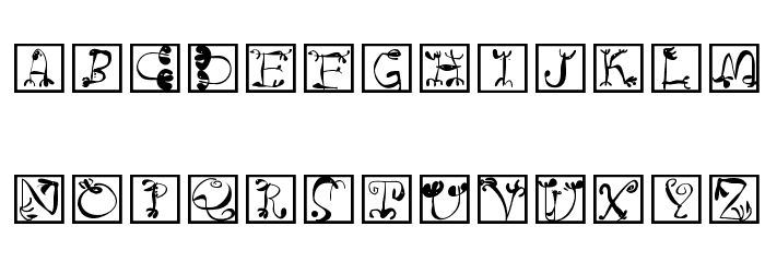 CircusBoldSquares Font LOWERCASE
