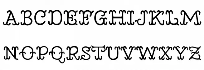 Circusan Regular Шрифта ВЕРХНИЙ