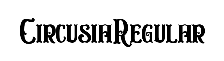 Circusia Regular  Скачать бесплатные шрифты