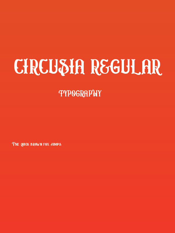 Circusia Regular Poster