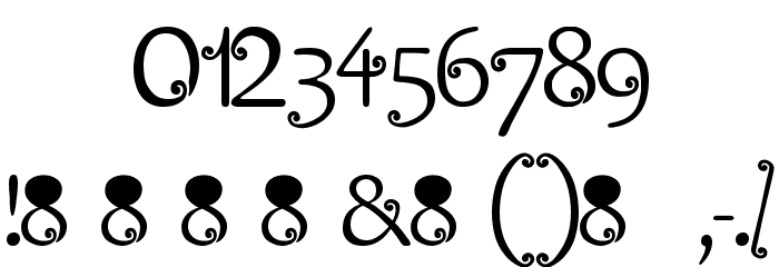 Cirkus regular Font OTHER CHARS