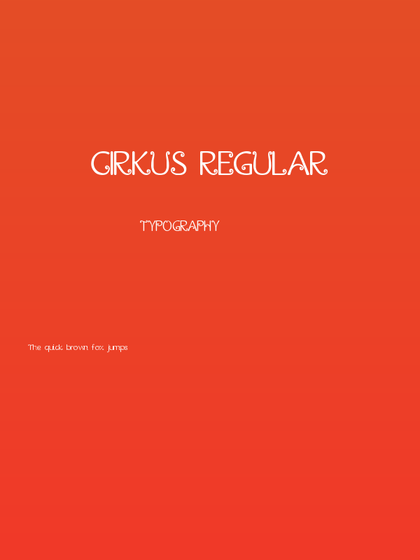 Cirkus regular Poster