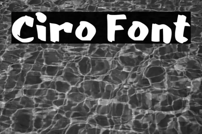 Ciro Font examples