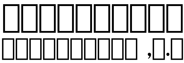 Cirqua Font OTHER CHARS