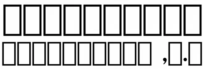 Cirqua Font OTHER CHARS