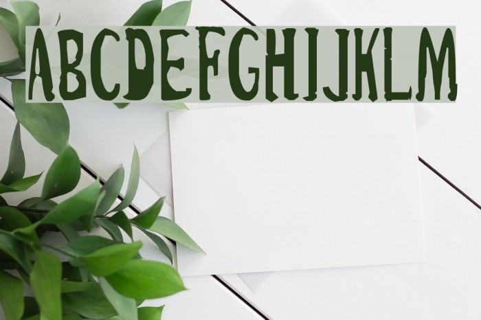Cirque Du Freak Font examples