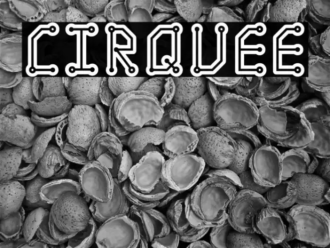 Cirquee Font examples