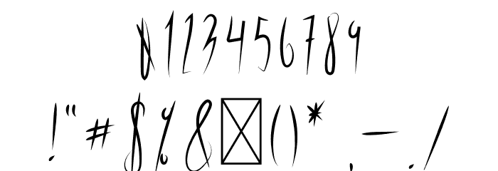 Cirrus Wisp Font OTHER CHARS