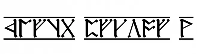 Cirth Erebor 1  フリーフォントのダウンロード