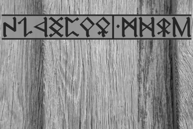 Cirth Erebor 1 Font examples