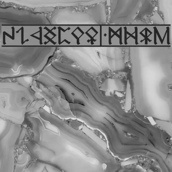 Cirth Erebor 1 Font examples