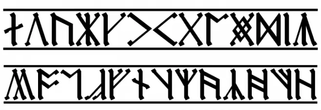 Cirth Erebor 1 Fuentes MINÚSCULAS