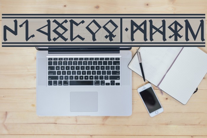 Cirth Erebor 2 Font examples