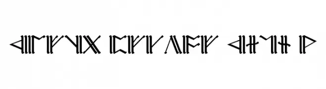 Cirth Erebor Caps 1  フリーフォントのダウンロード