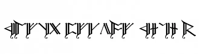 Cirth Erebor Caps 2  font caratteri gratis