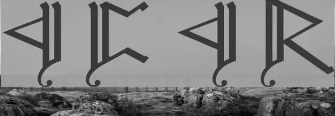 Cirth Erebor Caps 2 Fonte examples