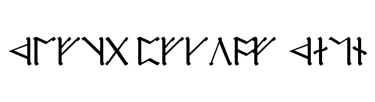 Cirth Erebor Caps  フリーフォントのダウンロード