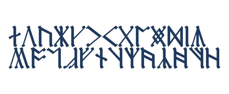 Cirth Erebor Lowercase