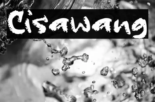 Cisawang Font examples