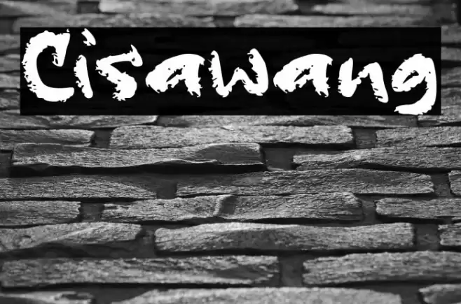 Cisawang Font examples