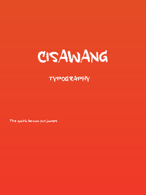 Cisawang Poster