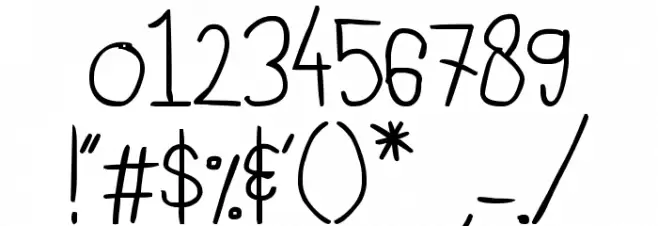 Cisca Note Font OTHER CHARS