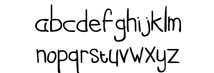 Cisca Note Font LOWERCASE