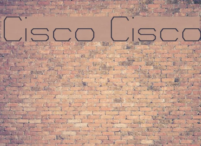 Cisco Cisco Example 1