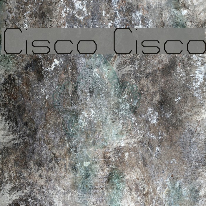 Cisco Cisco Font examples