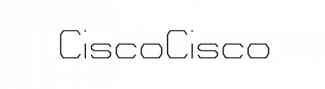 CiscoCisco  नि: शुल्क फ़ॉन्ट्स डाउनलोड