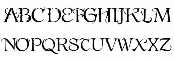 Citadel of Blackrose फ़ॉन्ट अपरकेस