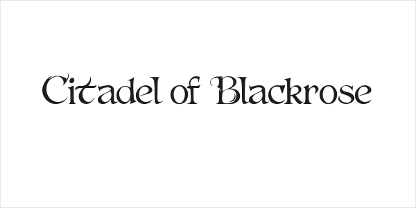 Citadel of Blackrose Logo