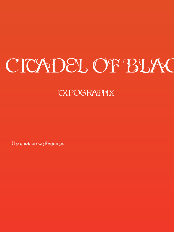 Citadel of Blackrose Poster